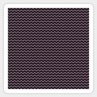 Watusi Chevron by Suzy Hager       Black & Brown Sticker